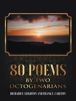 cover image of 80 Poems by Two Octogenarians